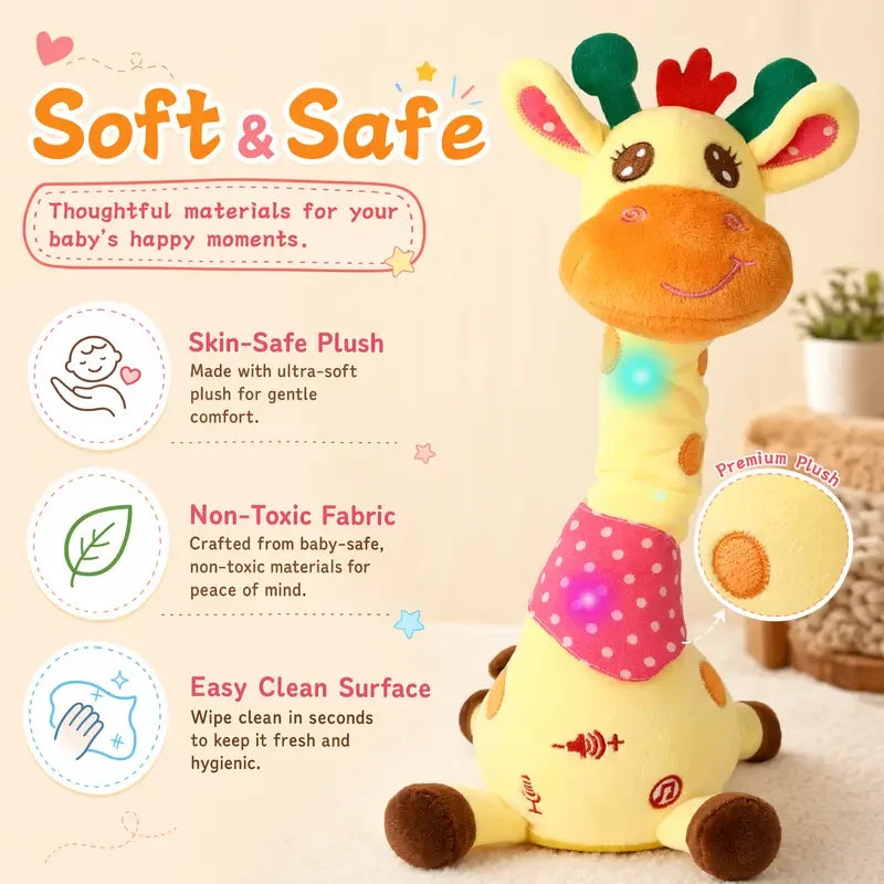 Interactive Talking Giraffe Toy